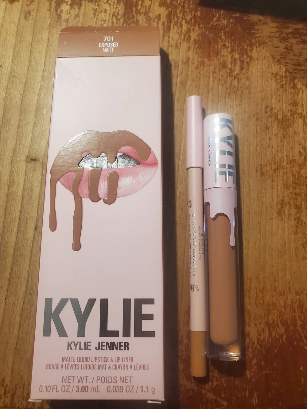 Kylie Cosmetics Matte Liquid Lipstick & Lip Liner - Exposed Nude Pink